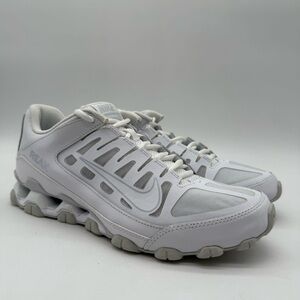Nike Reax 8 TR Mesh White Sneakers Mens Size 9.5 621716-102 New